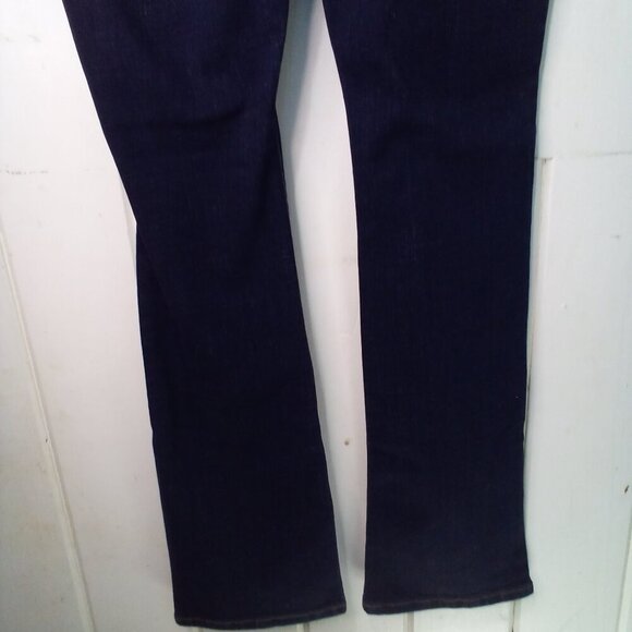 Lee Jeans Women 18 Long Curvy Fit Boot Cut Dark Wash Blue - Picture 16 of 16